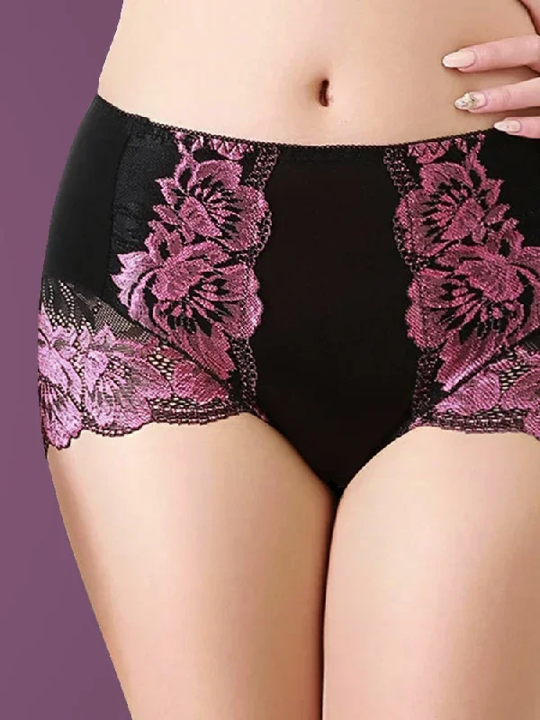 3-Pack Women Lace Modal Soft Briefs