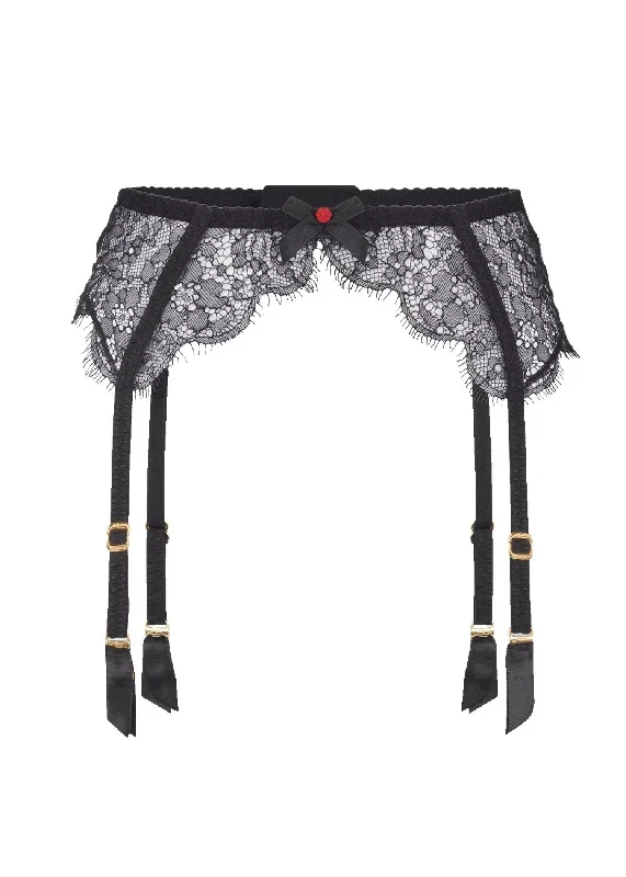 Lorna Lace Suspender (Black)