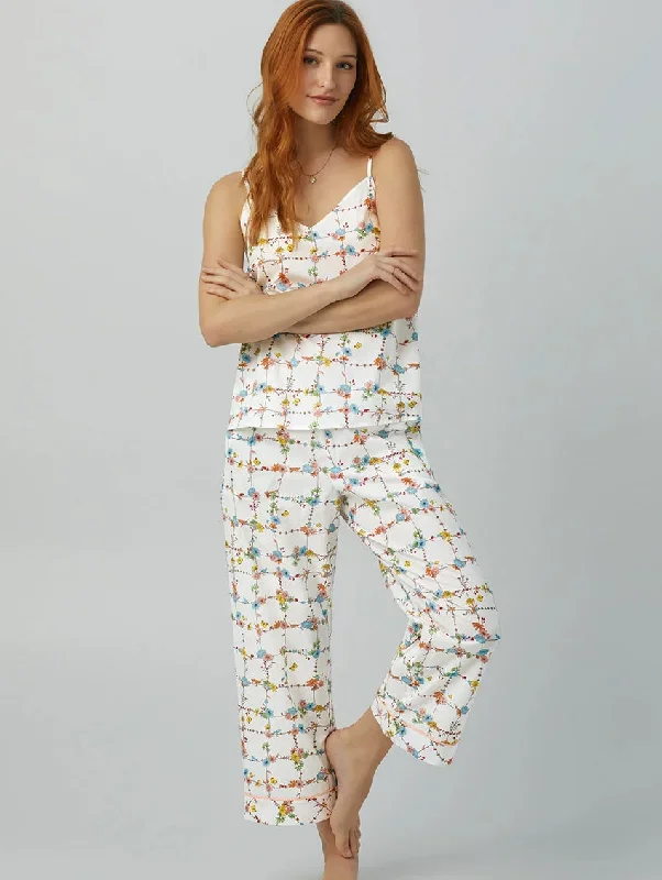 Bed Head Woven Cotton Cami And Crop PJ Set