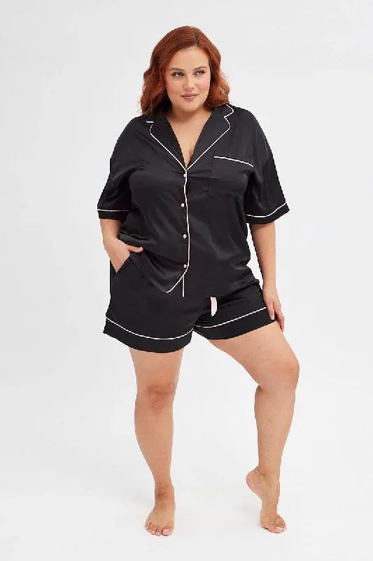 black-satin-contrast-piping-pj-pyjama-set-cnw1016i-35zb-1