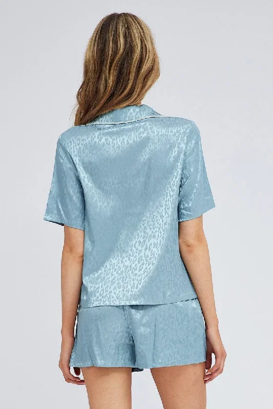 blue-jacquard-leopard-satin-piping-detail-pyjama-set-nw1016l-35zb