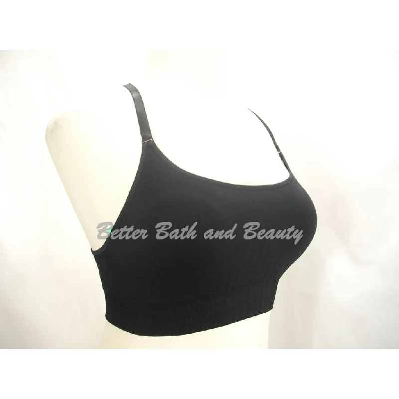 champion-n9118-seamless-adjustable-cami-wire-free-sports-bra-medium-black-nwt-1