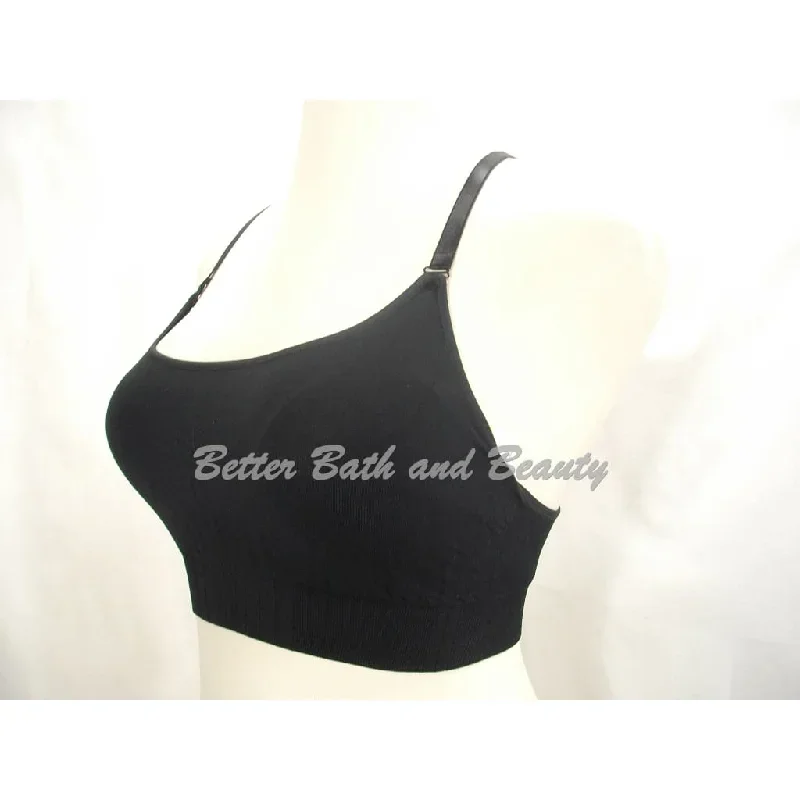 champion-n9118-seamless-adjustable-cami-wire-free-sports-bra-medium-black-nwt-1