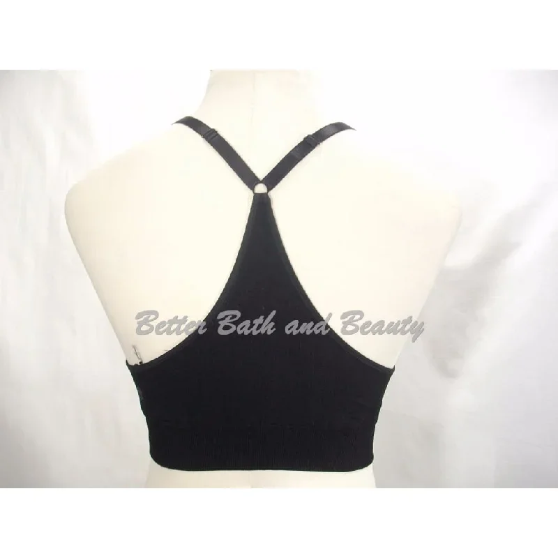 champion-n9118-seamless-adjustable-cami-wire-free-sports-bra-small-black-nwt