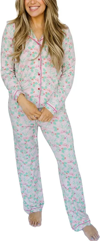 Charlotte Jammies In Mistletoe