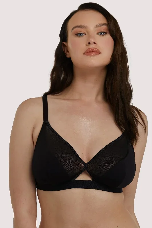 Get Up And Chill Bralette Black