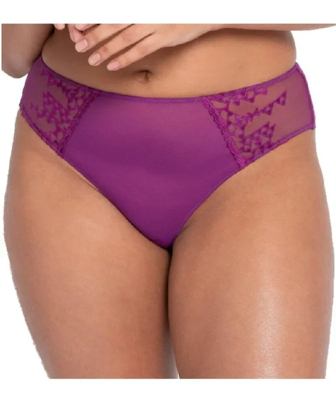 Curvy Kate Centre Stage Deep Thong - Violet