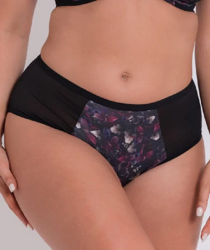 Curvy Kate Wonderfully Short - Black Floral