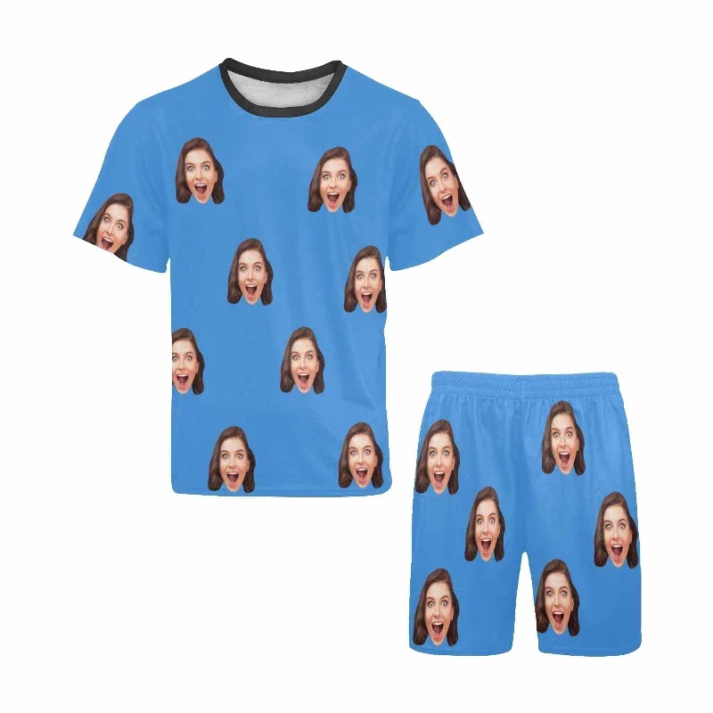 custom-face-couple-pajamas-personalized-face-couple-matching-crew-neck-short-pajama-set