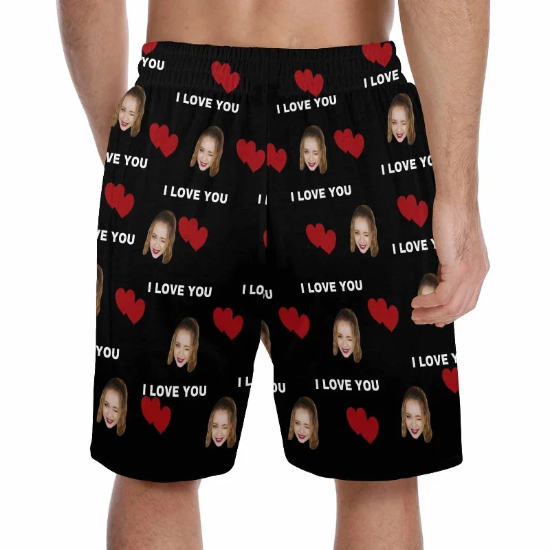 custom-face-mens-pajama-shorts-personalized-love-you-sleepwear-shorts