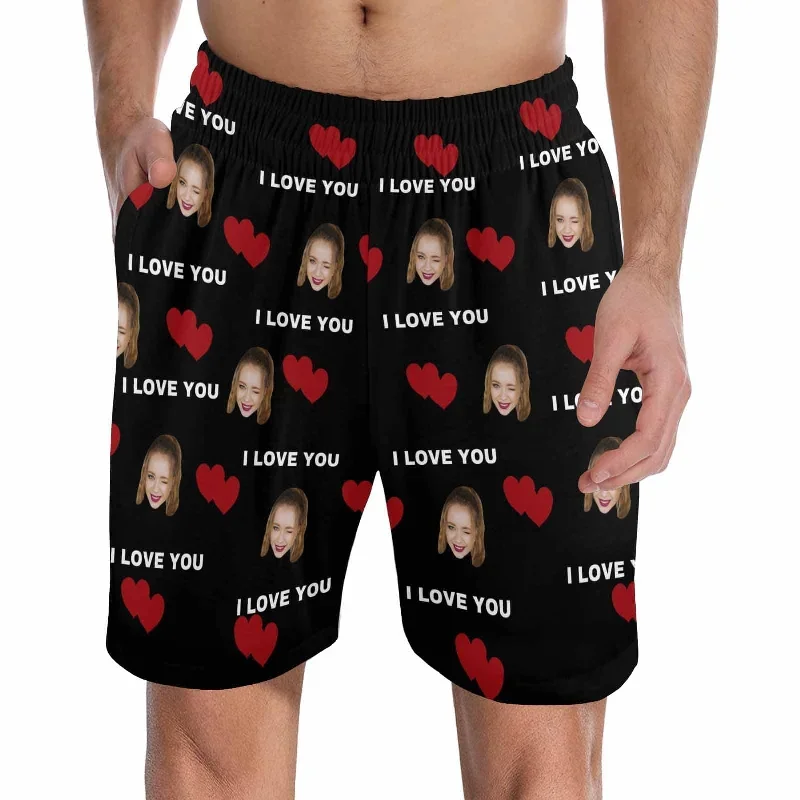 custom-face-mens-pajama-shorts-personalized-love-you-sleepwear-shorts