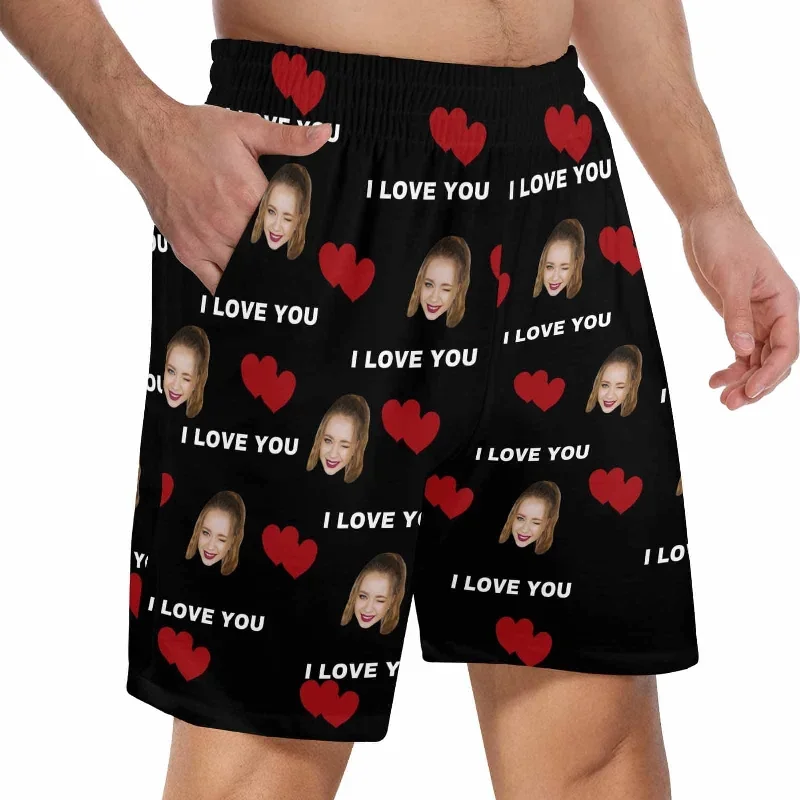 custom-face-mens-pajama-shorts-personalized-love-you-sleepwear-shorts