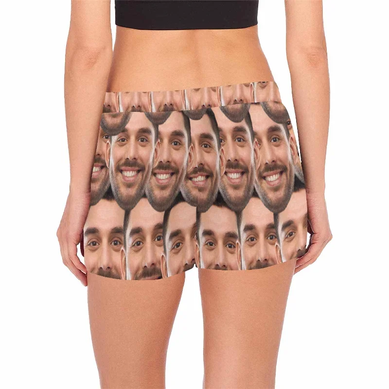 custom-face-womens-pajama-shorts-personalized-seamless-face-sleepwear-shorts