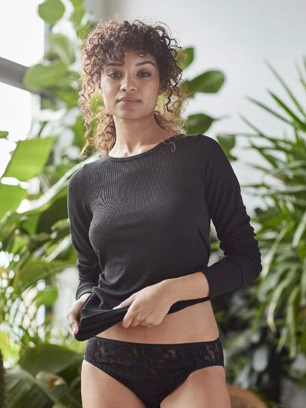 ECO Rx Long Sleeve Top Black Sale