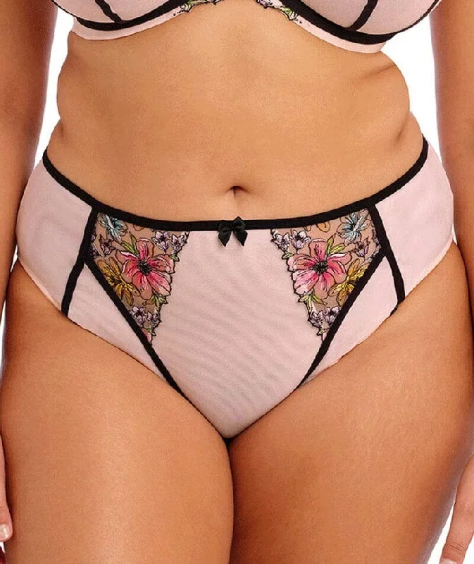 Elomi Carrie High Leg Brief - Ballet Pink