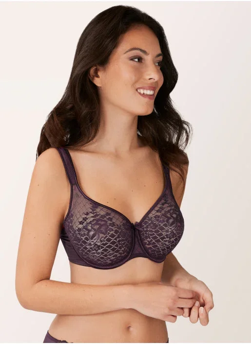 Empreinte Melody Underwire Seamless Bra - Burgundy