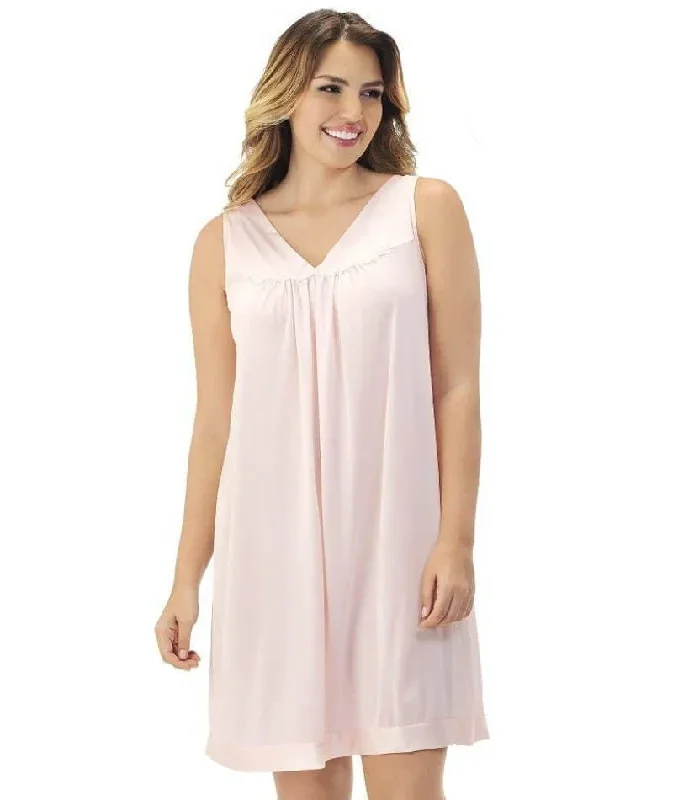 Exquisite Form Short Gown - Pink Champagne