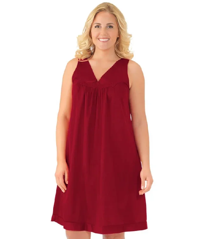 Exquisite Form Short Gown - Sangria