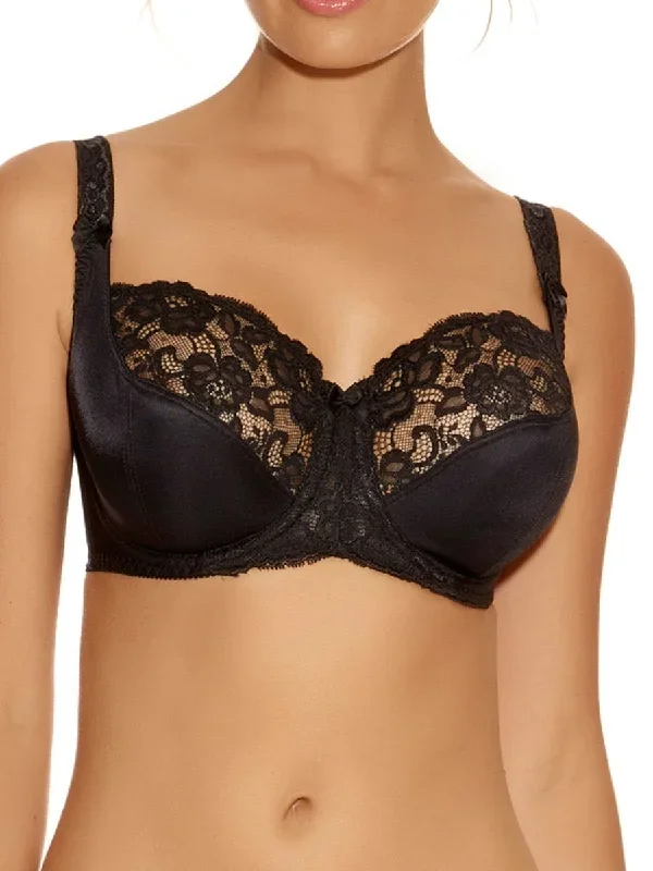 Helena Balcony Bra -  Black