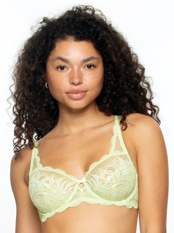 Peridot Unlined Lace Bra