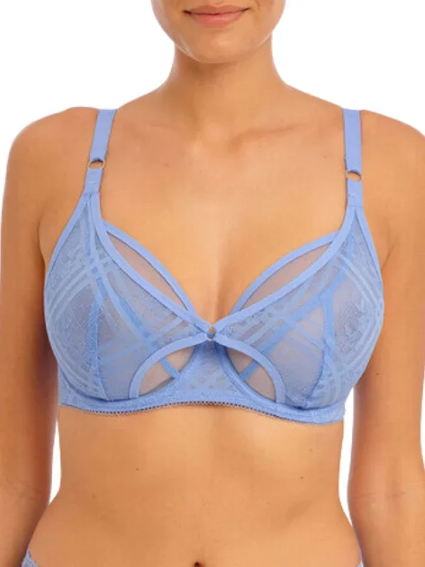 Fatale High Apex Bra - Cornflower