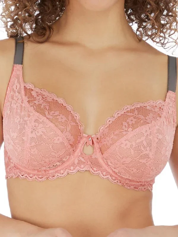 Offbeat Plunge Bra - Rosehip