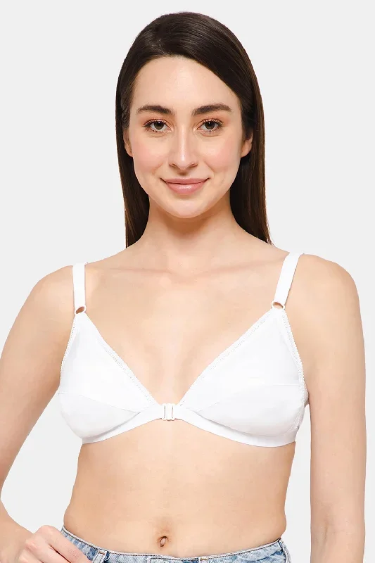 Naidu Hall Non-Padded Non-Wired Front Open Saree Bra