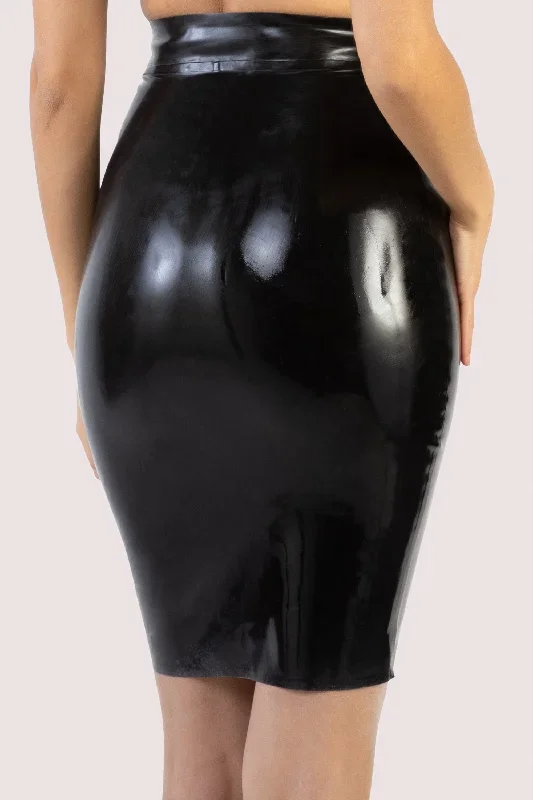 imogen-black-latex-and-ring-pencil-skirt