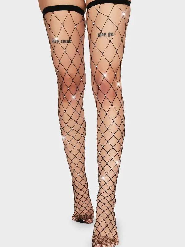 large-pattern-rhinestone-stocking