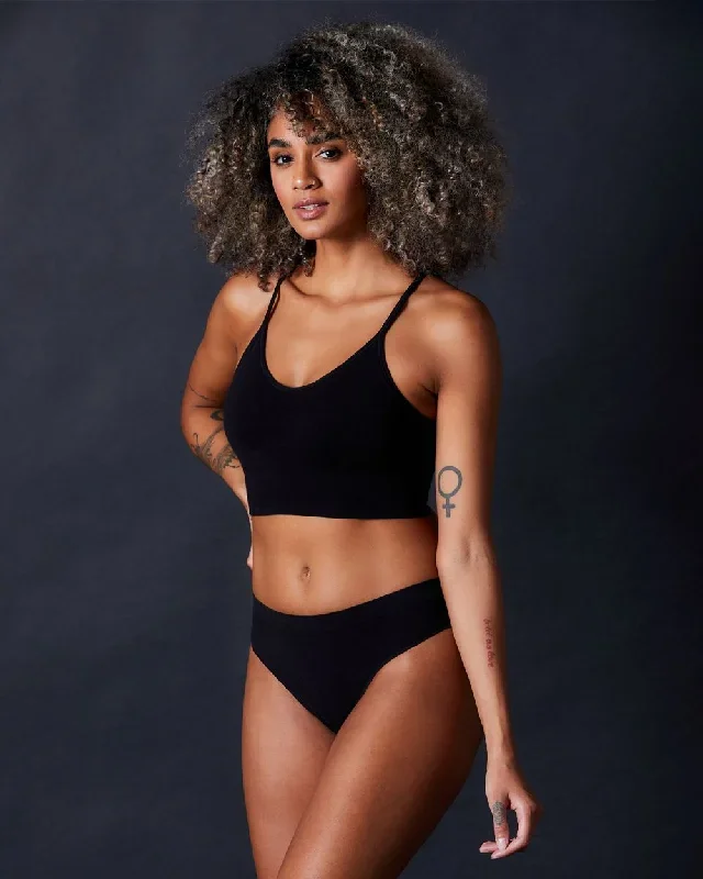 Cabana Cotton Seamless Crop Cami Bralette