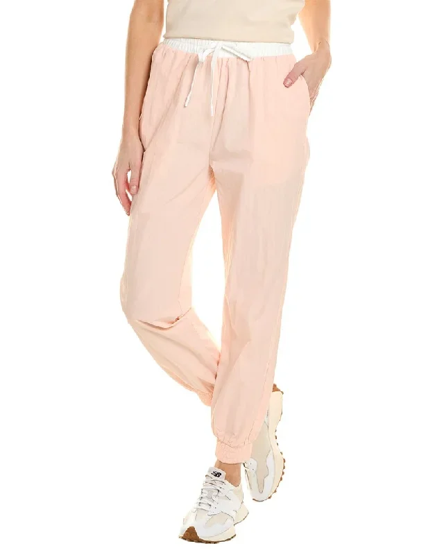 Onia Mixed-Material Jogger Pant