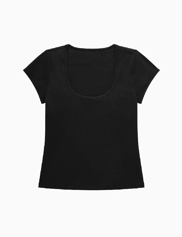 Organic Cloud Cotton Shelf Bra Tee