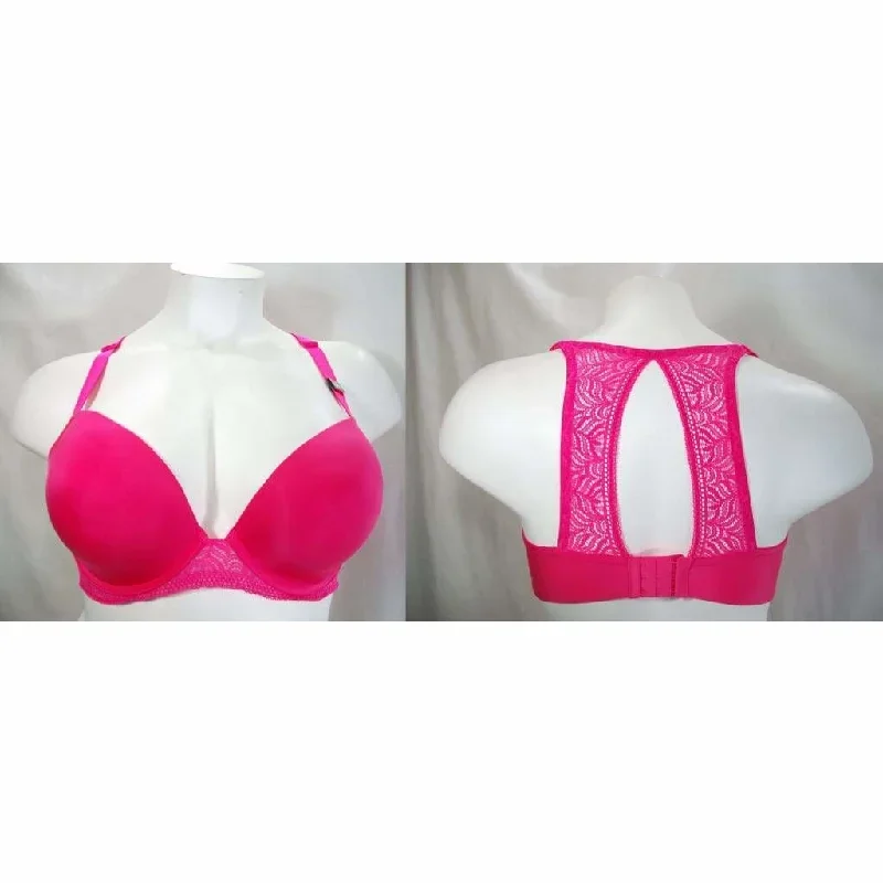 Paramour 115011 Felina Carolina Seamless Contour Plunge T-Back UW Bra 38D Pink