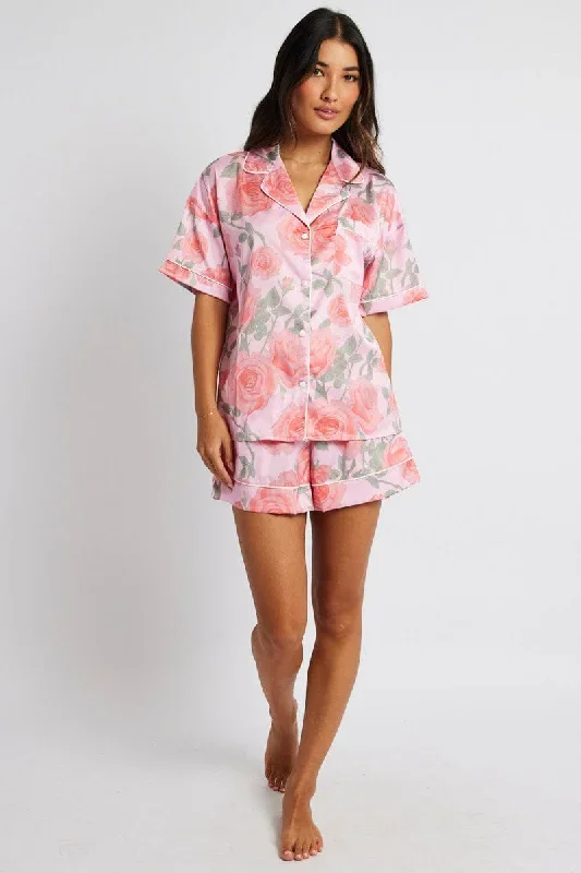 pink-floral-pyjama-set-satin-short-sleeve-piping-pj-nw2241-84zb-1