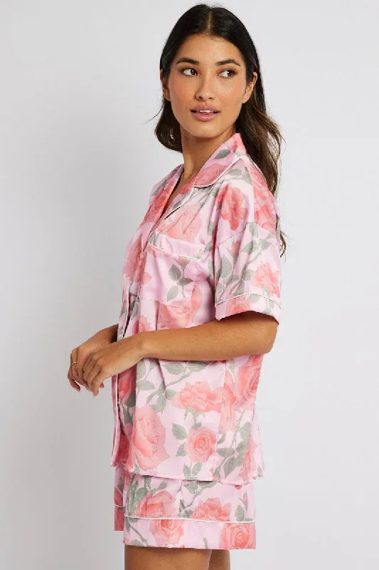 pink-floral-pyjama-set-satin-short-sleeve-piping-pj-nw2241-84zb-1