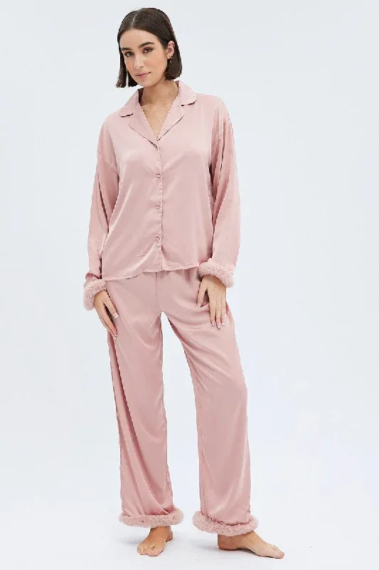 pink-fur-pj-dusty-pink-satin-fluffy-trim-pyjama-set-nw1051-84zb-1