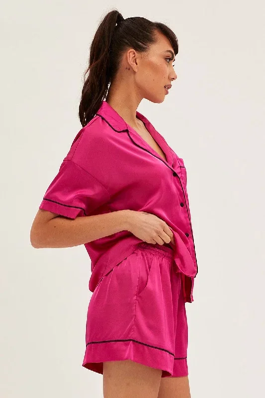 pink-satin-pajamas-set-short-sleeve-nw1016e-35zb