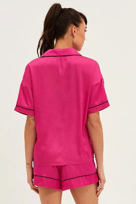 pink-satin-pajamas-set-short-sleeve-nw1016e-35zb