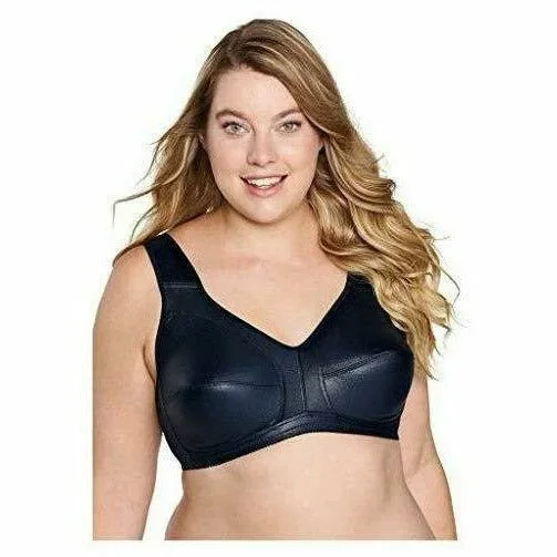 Plus Size Wide Strap Full Coverage Cotton Bra