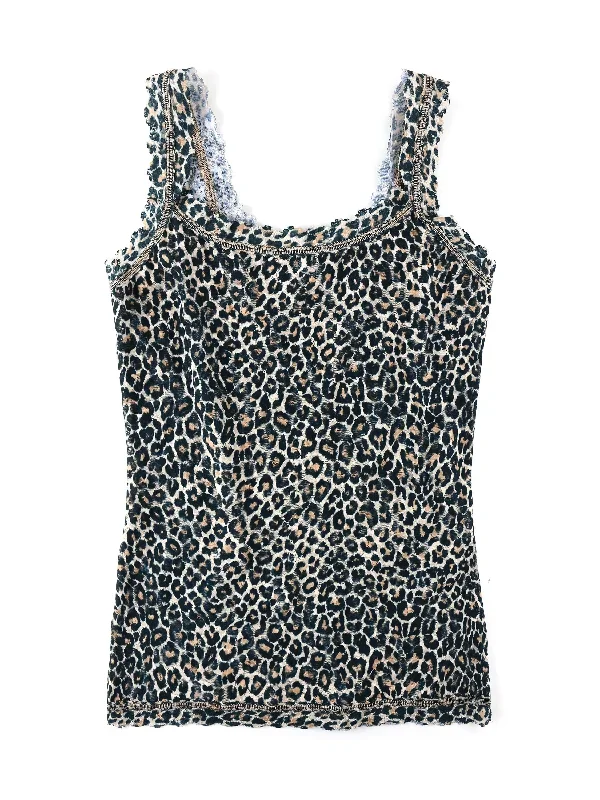 Printed Signature Lace Classic Cami Classic Leopard