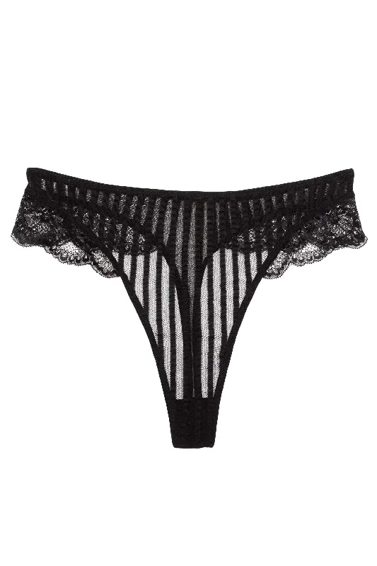 saretta-black-stripe-mesh-and-lace-high-waist-thong