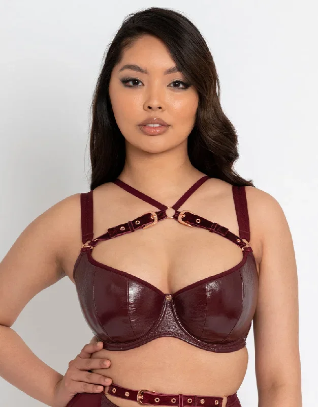 scantilly-buckle-up-padded-half-cup-bra-oxblood