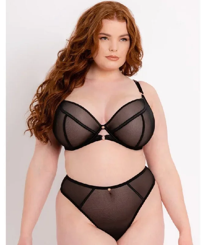 scantilly-exposed-plunge-bra-black