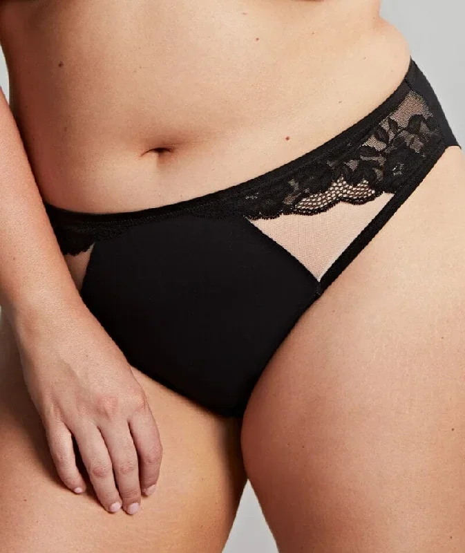 Sculptresse Josephine High Leg Brief - Black/Latte