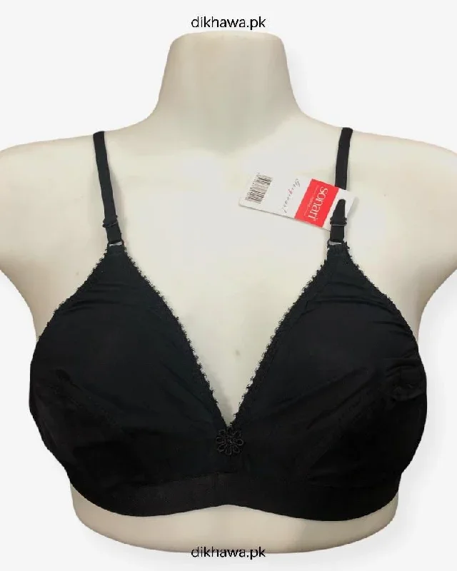 Sonari See Through Bra - Non Padded Non Wired - Black