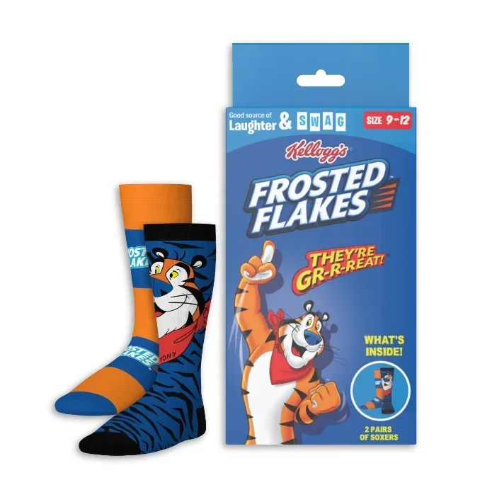 SWAG - Cereal Aisle SOXers: Frosted Flakes - 2-Pack Socks