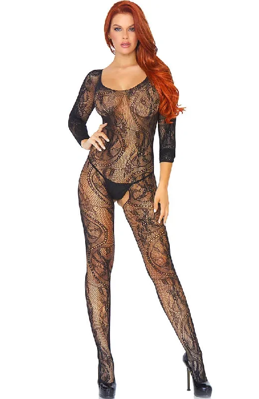 Swirl lace bodystocking - The Suit