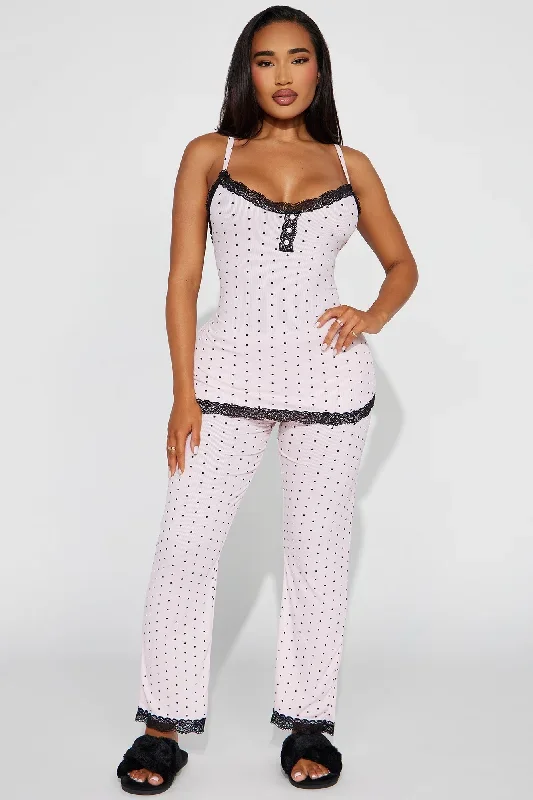 Too Cute PJ Pant Set - Pink/combo