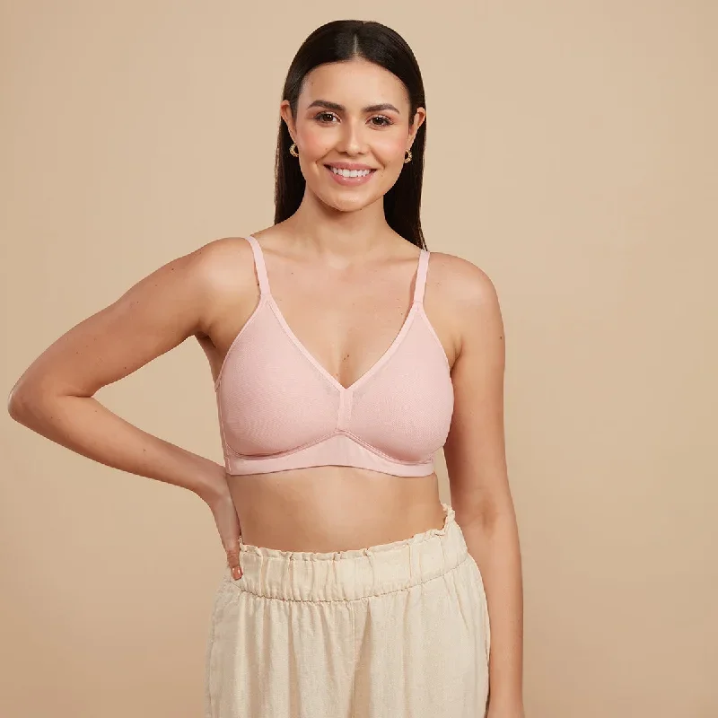 Ultimate Breathe Triangle T-shirt Bra-NYB226 Pink