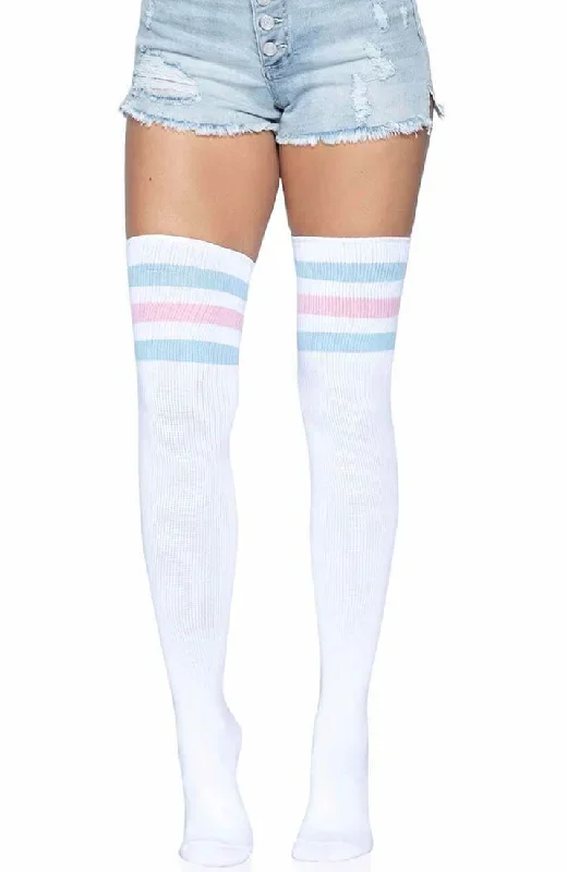 white-athlete-stockings-with-pastel-stripes